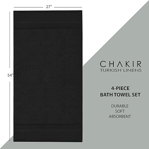 Vista 267 de Chakir Turkish Linens - Toallas de baño turcas de 100% algodón (35 x 70 pulgadas, toallas de baño grandes, color rosa)