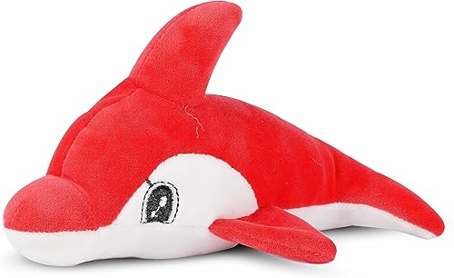 Miniatura 5 de PLUSHIFY Paquete de 6 juguetes de peluche de gatos, peces, jirafa, conejo, perro, león, adorable colección de animales de peluche para niños y