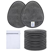 Vista 12 de SINLAND Almohadillas removedoras de maquillaje reutilizables para cara, ojos, labios, microfibra suave, paños de limpieza facial para todo