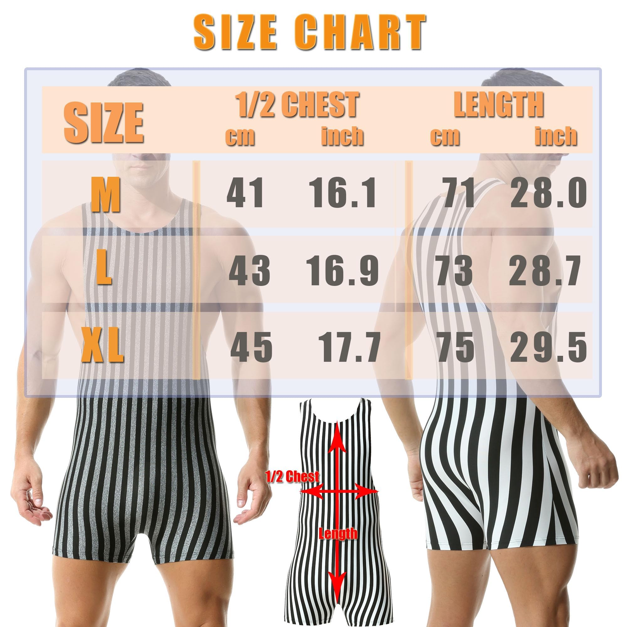 Hommes Mode Rayures Une Pièce Bodysuit Lutte Singlet Athlétique Leotard Gym Sportswear Undershirt Débardeur
