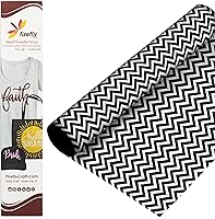 Vista 56 de Firefly Craft - Lámina de vinilo elástico para transferencia de calor, HTV metálico, para planchar para usar con Cricut y Silhouette, para prensa