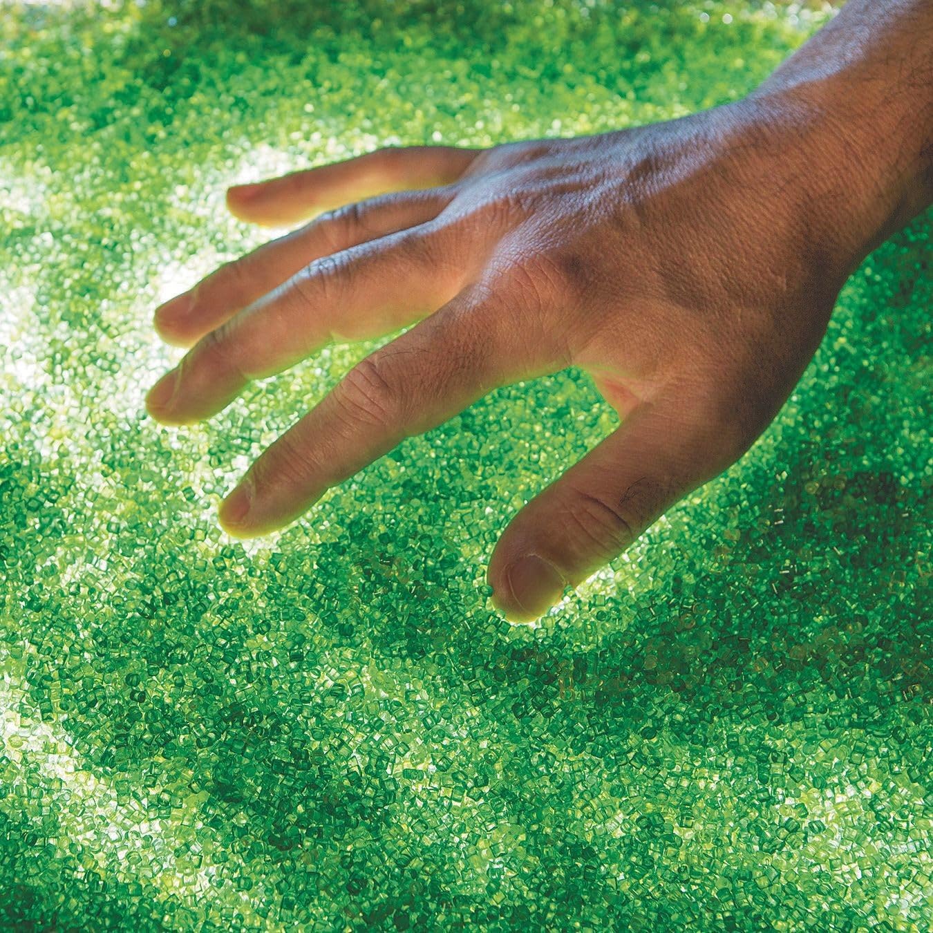 Translucent Sensory Beads, 5 lb. Bag, Green/Yellow