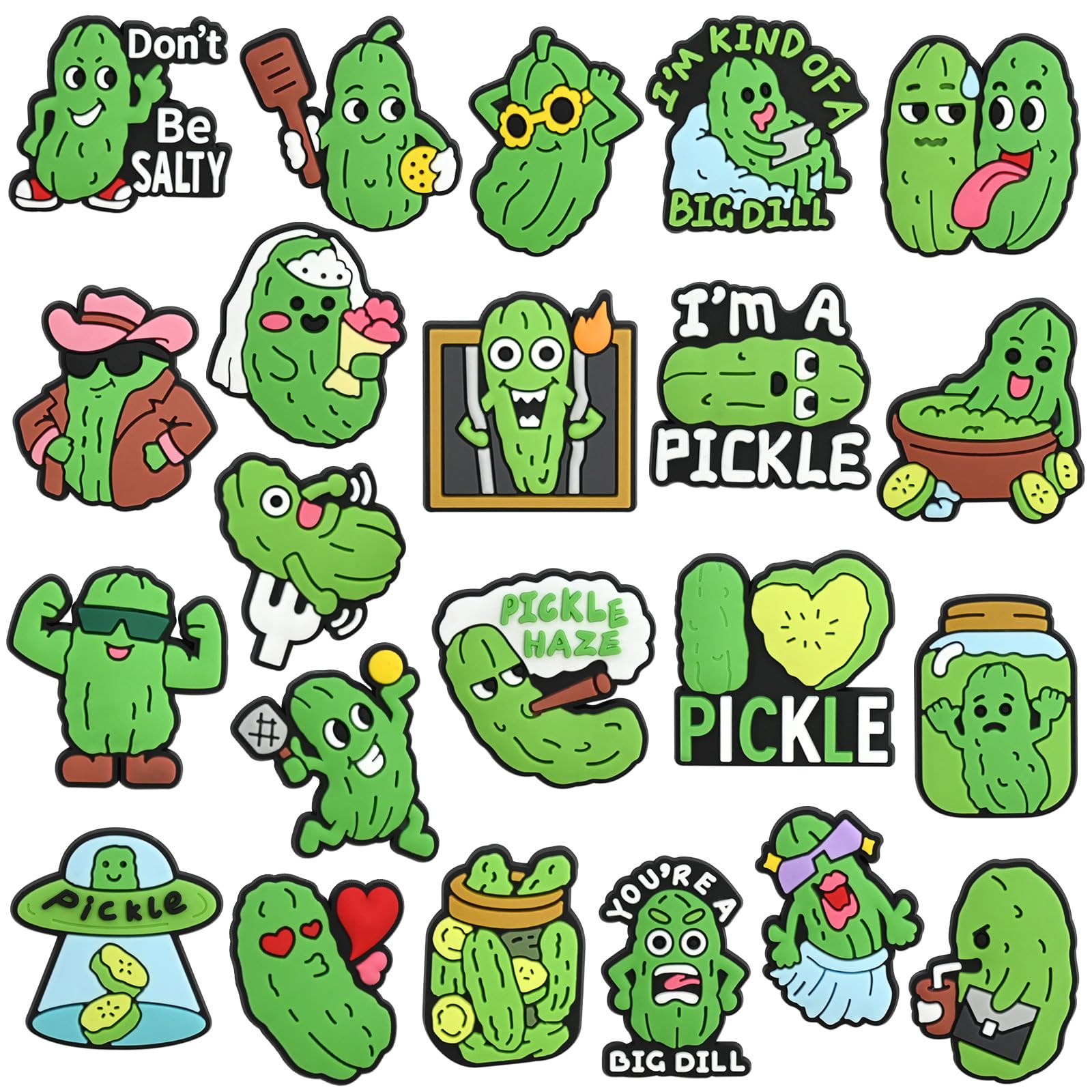 Cute Pins Bulk, Funny Lapel Badge Pins Rubber Brooch Pins for Backpacks, Hats, Bags