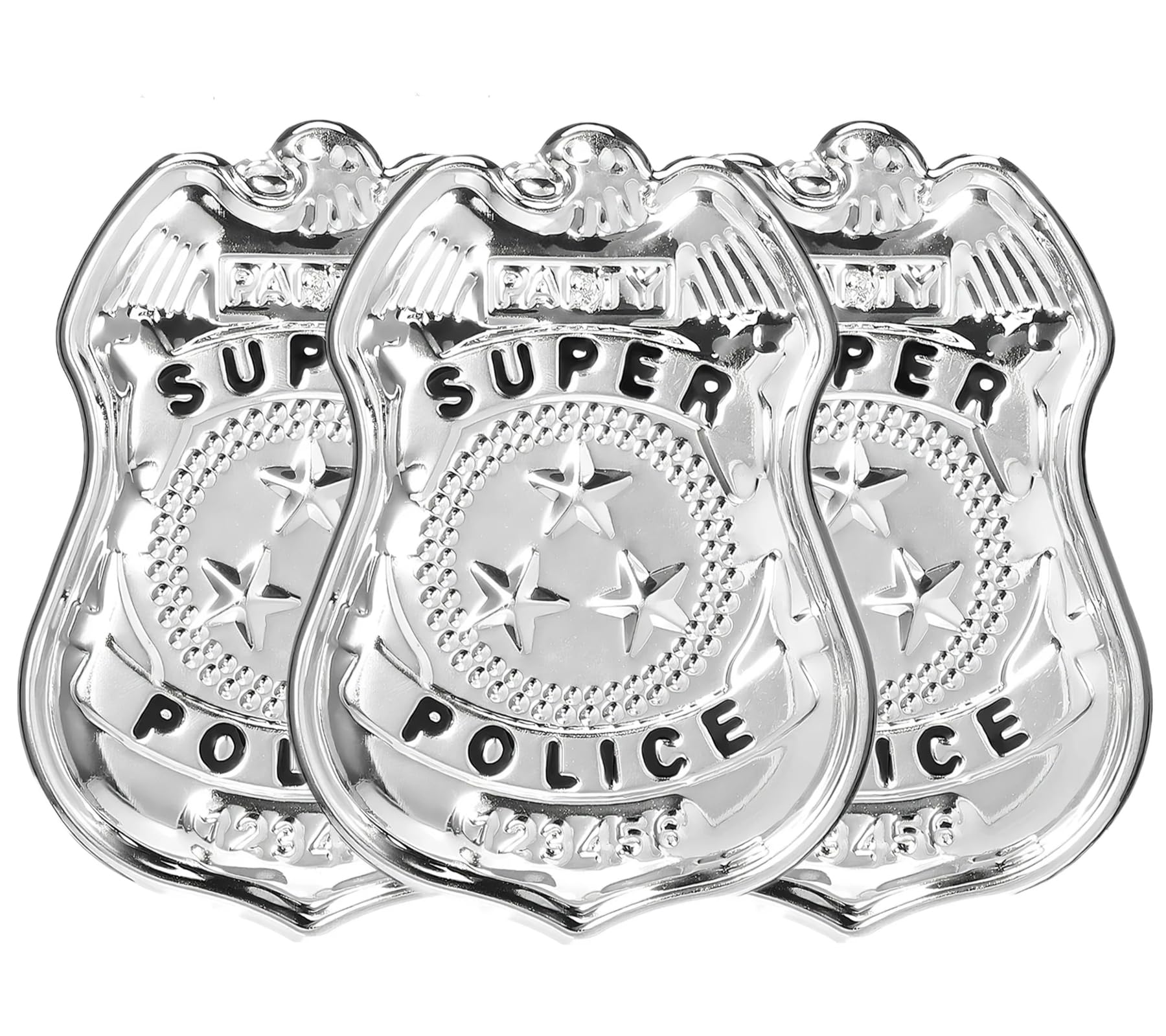 Broches de policier en métal pour réussir votre soirée déguisée d'Halloween en famille