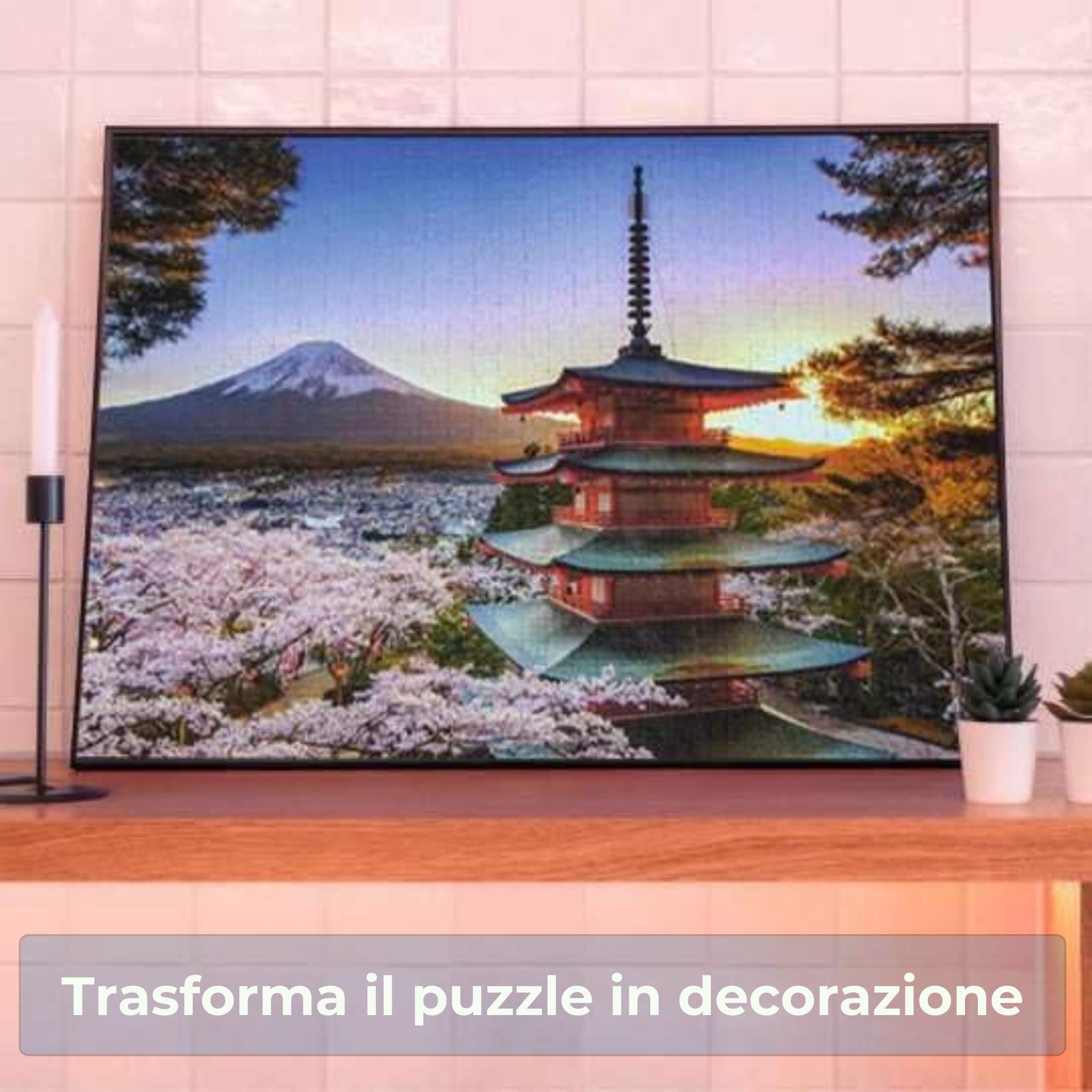 Ravensburger - Cornice per Puzzle 1000 Pezzi 70x50cm, Accessorio Adulti, Facile da Montare, Idee Regalo per Appassionati, Tutto il Necessario è Incluso, Puzzle non incluso