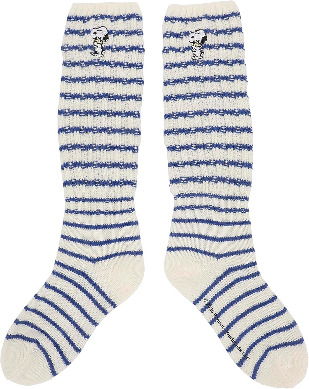 Bioworld Peanuts Embroidered Peanuts Women's Slouch Crew Socks - Image 3