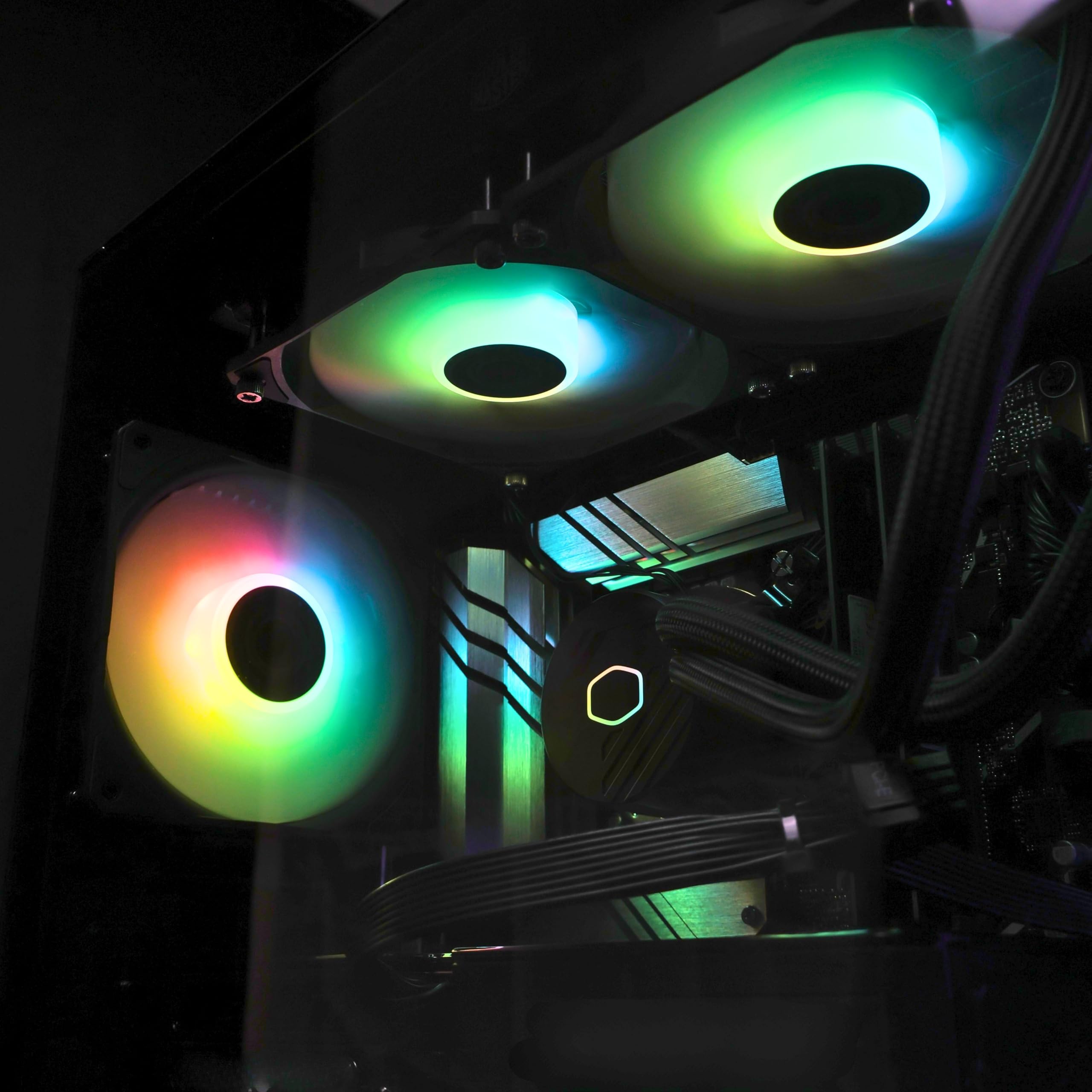 Gaming-PC Intel Core i7-14700KF bis 5,6GHz Intel Arc B580 12GB GDDR6 4TB M.2 NVMe SSD 7000MB/s 32GB DDR4-3200MHz einstellbare RGB-Beleuchtung WiFi 6 Windows 11 Pro