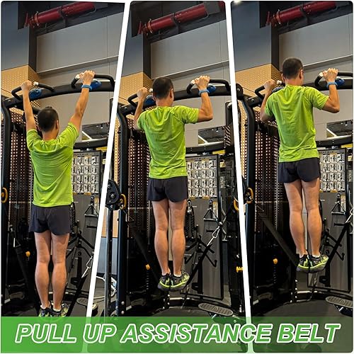 Miniatura 3 de Cinturón de asistencia para dominadas, cinturón de accesorios multiusos, correa de accesorios para máquina de cable, para gimnasios en casa,