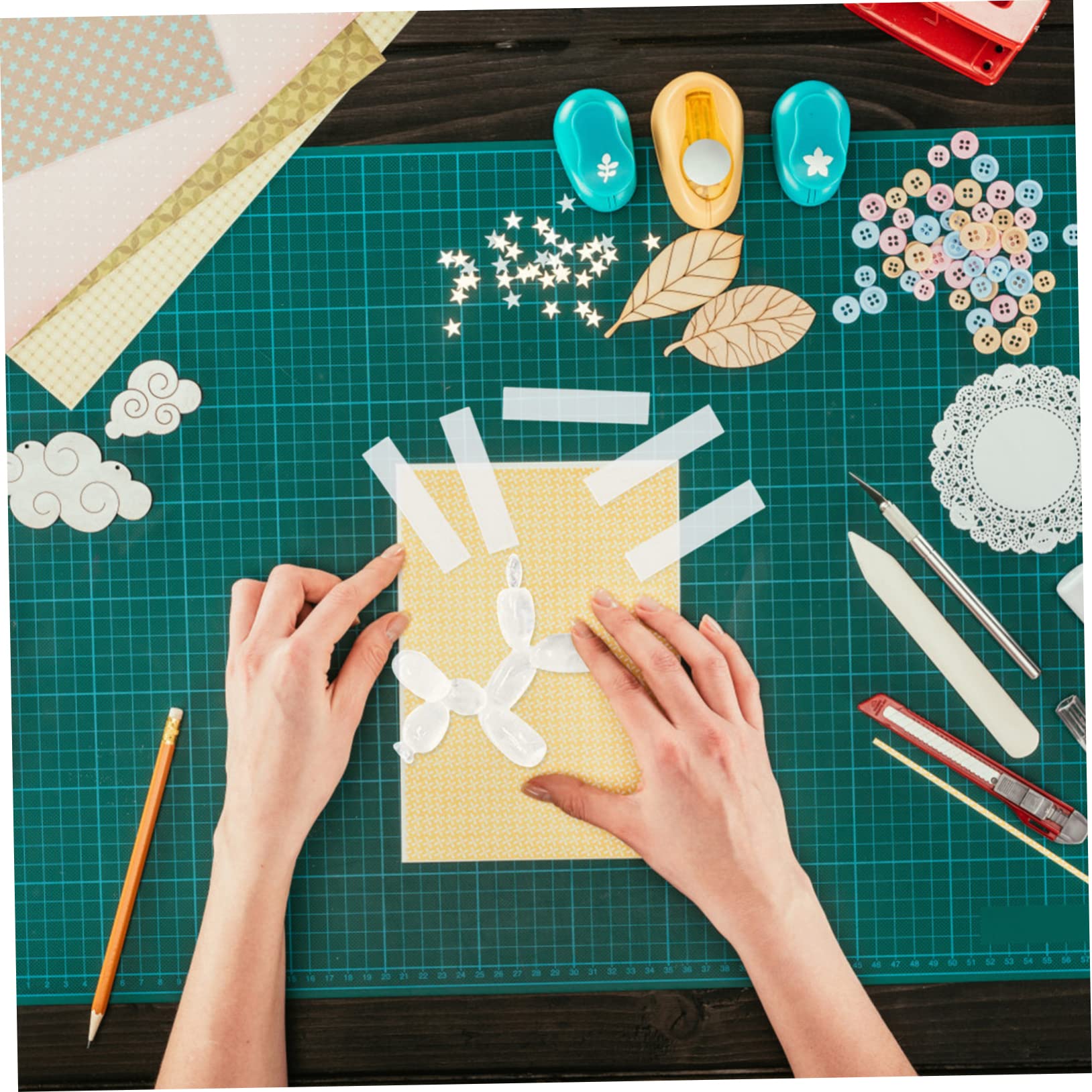 ARTIBETTER 2pcs 1 Thermal Strip for Repair Moldable Plastic That Hardens Poly Pellets for Sculpture Modeling