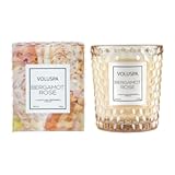 Bergamot Rose&comma; Classic Candle Jar&comma; 6&period;5 oz&comma; 40 Hour Burn Time&comma; Coconut Wax for Clean Burning&comma; Handcrafted in The USA