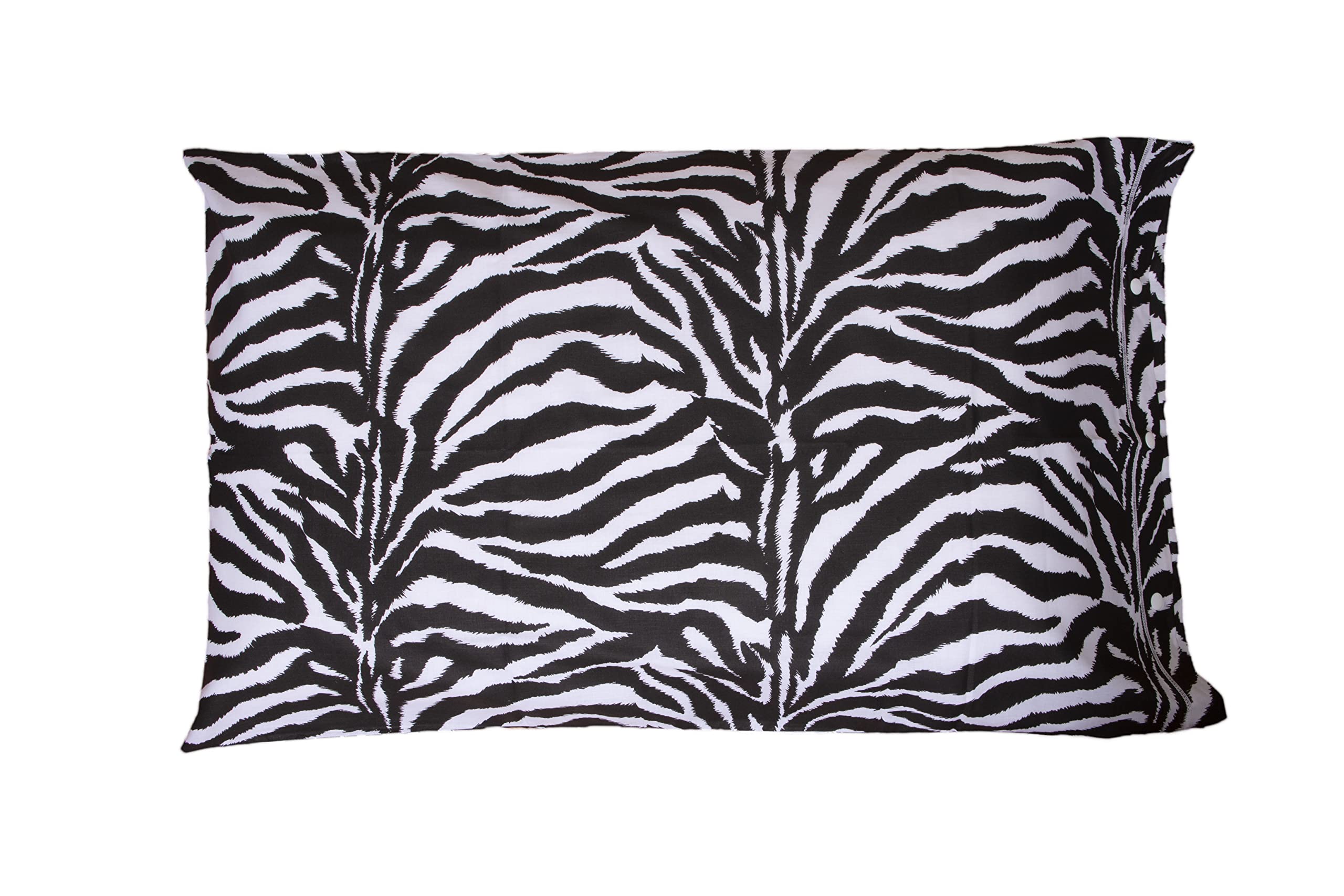 Copripiumino Matrimoniale 100% Cotone Fantasia Zebrato - Sacco 250x200 Cm + 2 Federe - Foto 8