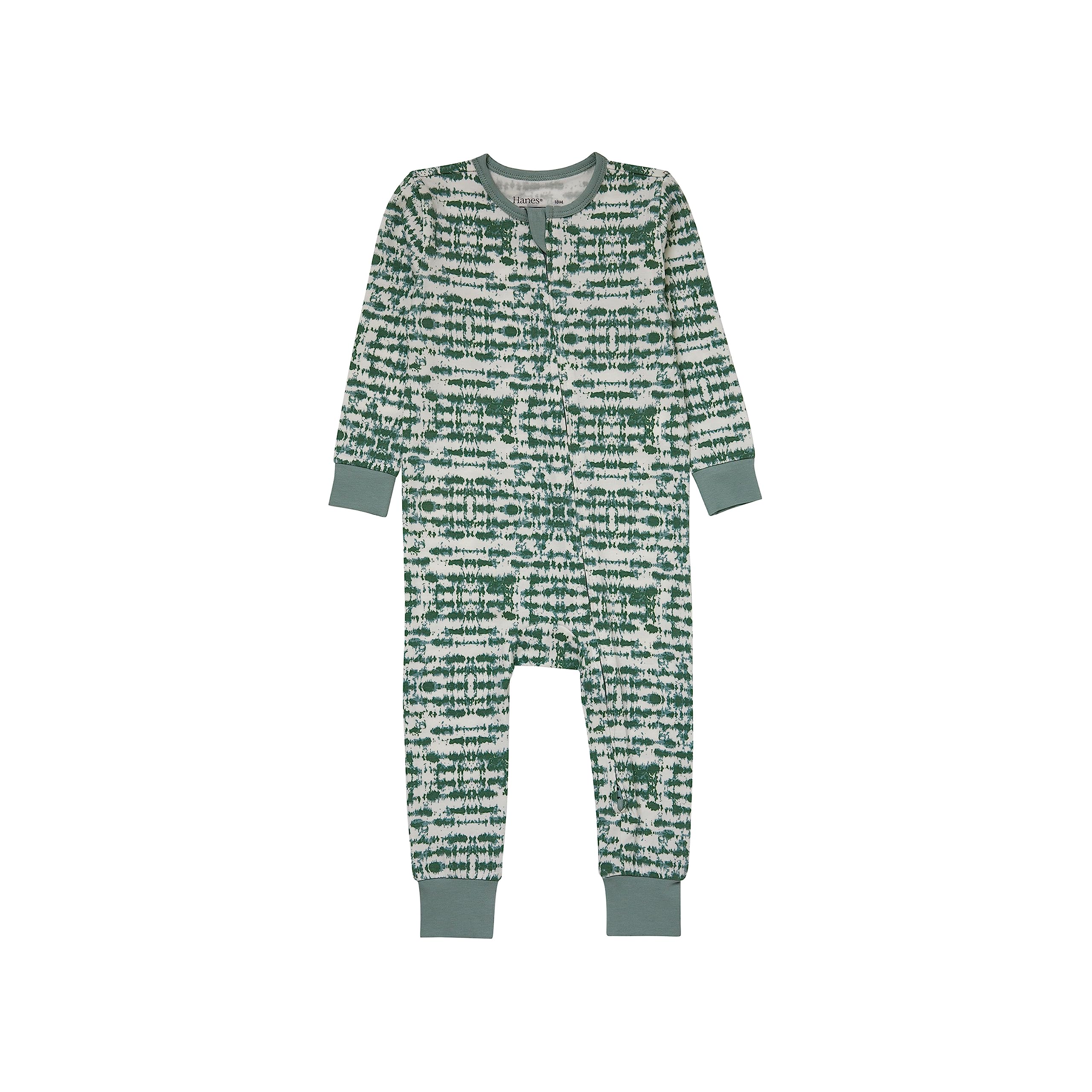 HanesBaby Pure Comfort Organic Long Sleeve Footless Sleep N' Play, Infant Playsuit, Boys & Girls
