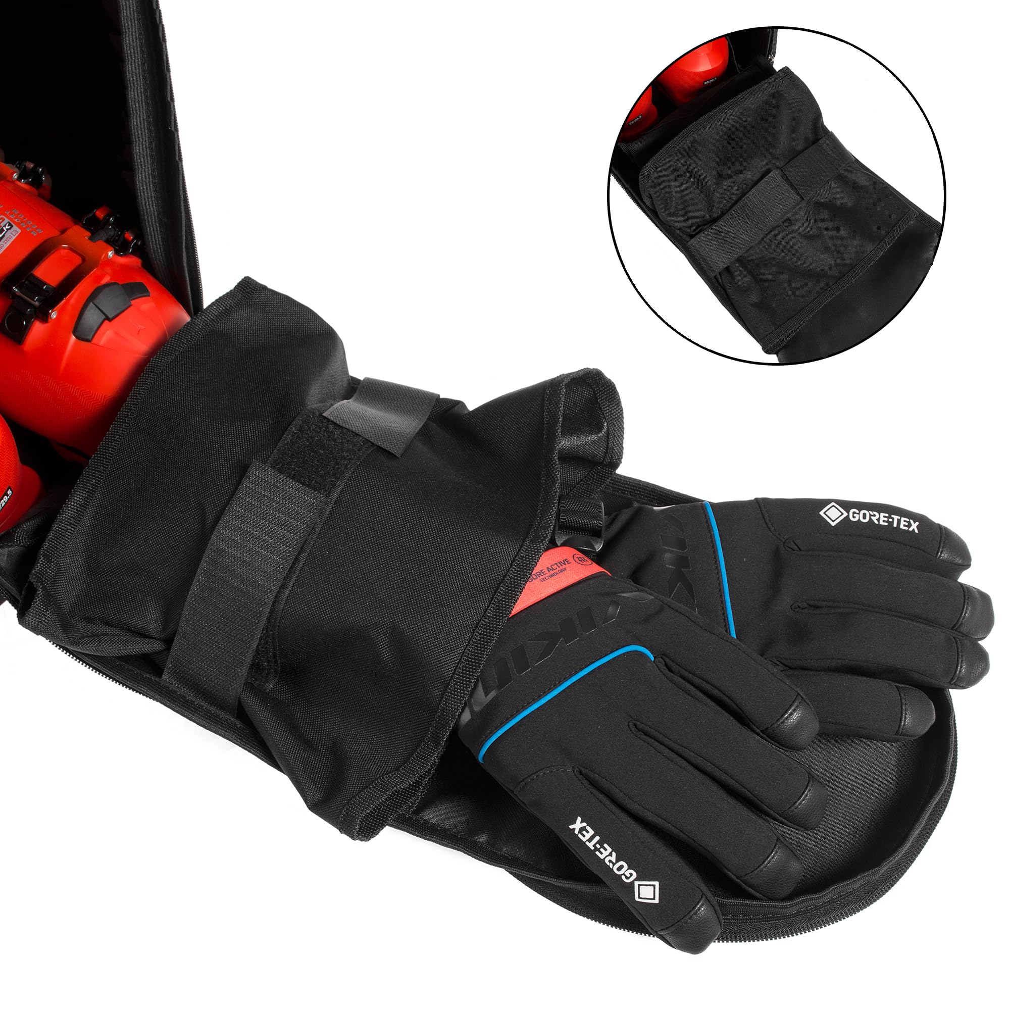 Pokrowiec na buty, kask i akcesoria, torba na buty narciarskie z kieszenią na kask, buty snowboardowe, łyżworolki, buty narciarskie, buty snowboardowe, torba na buty, torba na łódkę i kask