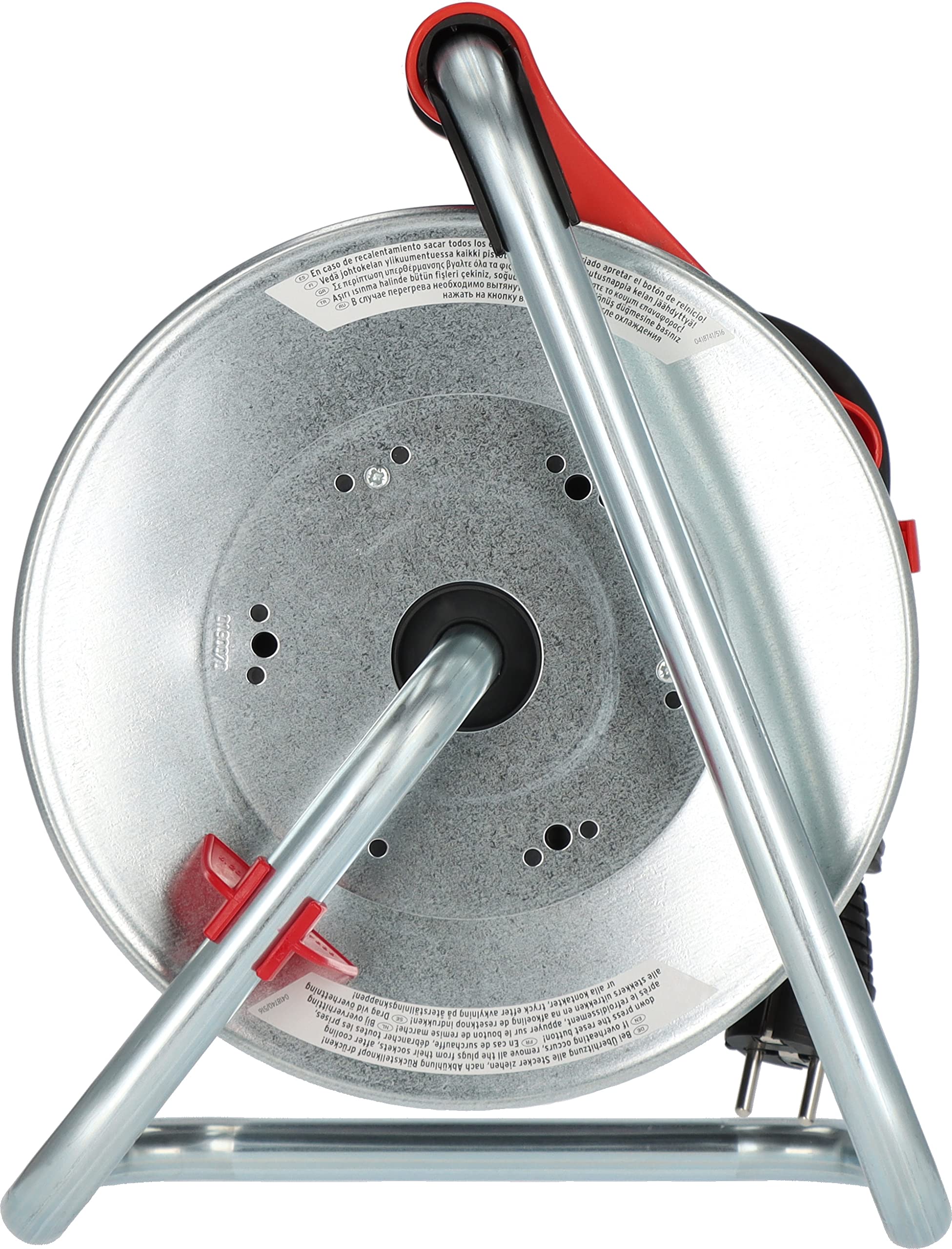 Presa Multipla Schuko Avvolgicavo Con 4 Prese Schuko - Cavo Da 15m H05VV- F3G1.5MM2 Per Casa E Fai Da Te Prolunga Elettrica 10 Metri