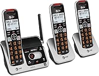 Vista 14 de AT&T BL102-2 DECT 6.0 - Juego de 2 teléfonos inalámbricos para el hogar con contestador