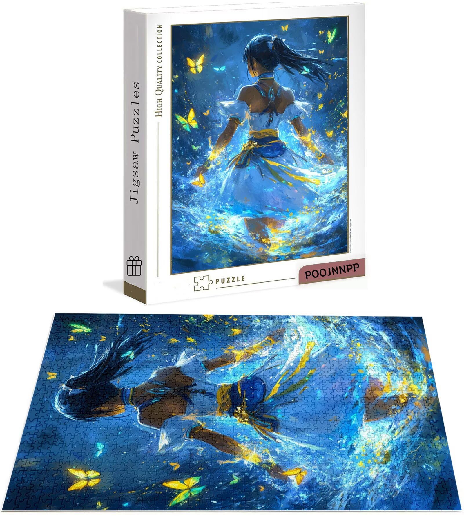 Puzzle 4000 Pezzi per Adulti e Ragazzi, 3 4 5 Anni Puzzle Farfalla 6 7 8 Anni Giochi Educativi Sostenibili Con Per Adulti Da Gioco in Legno Di Alta Qualità Jigsaw Ragazza per Gioco Familiare B-8053