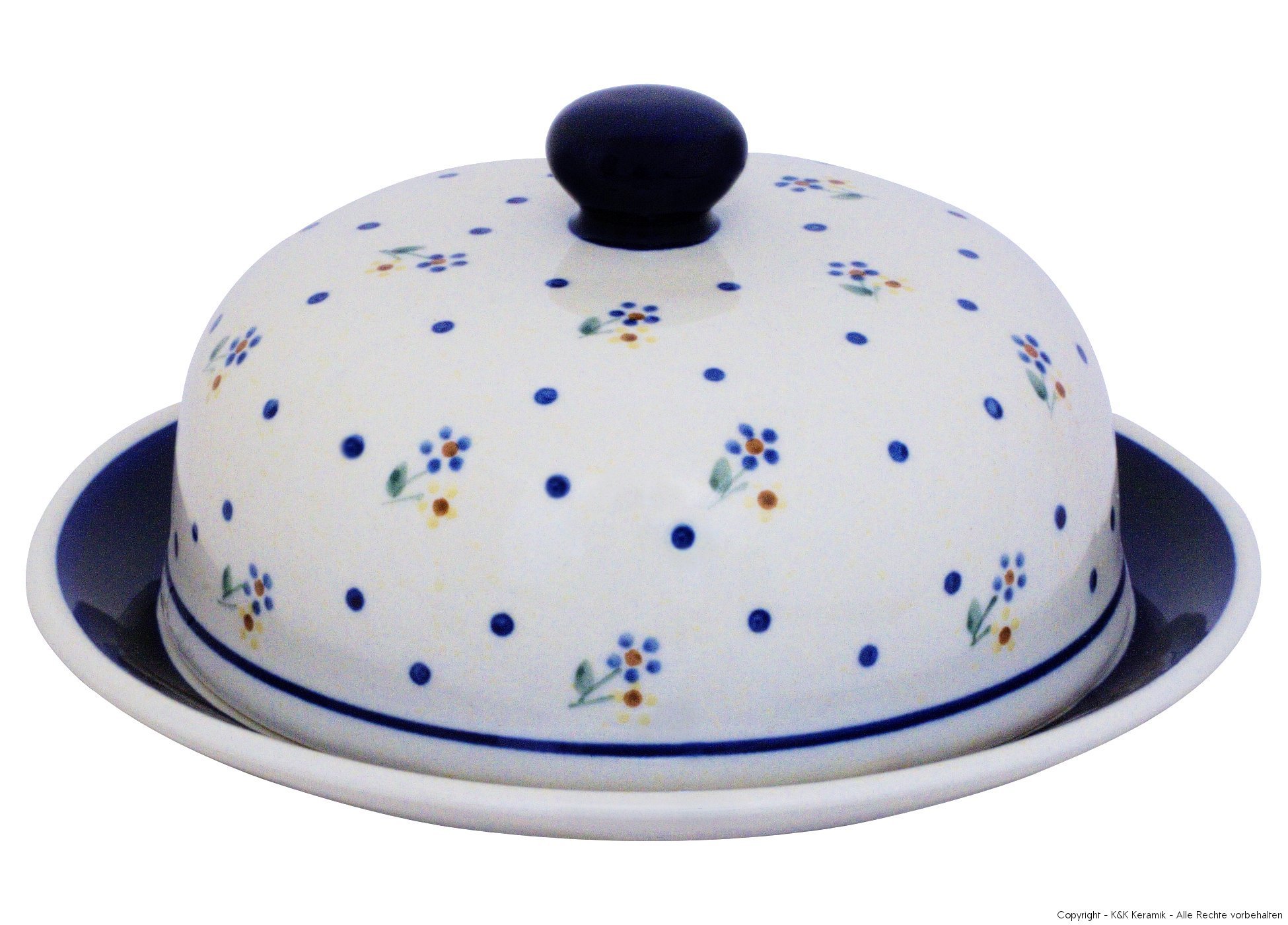 Bunzlauer Keramik Cloche à fromage Décor 111 Ø 19,0 cm