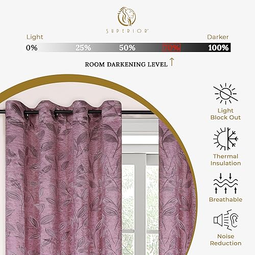 Miniatura 3 de Superior Cortinas opacas, decoración de ventana de oscurecimiento de habitación para dormitorio, bloqueo solar, térmicas, cortinas bohemias