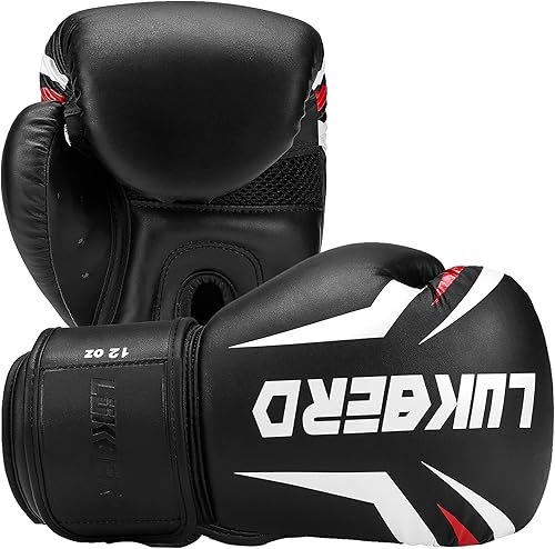 Miniatura 3 de LukBerd Guantes de boxeo para hombres, guantes de boxeo para mujer, guantes de Muay Thai MMA, saco de boxeo, equipo de boxeo, guantes de boxeo,