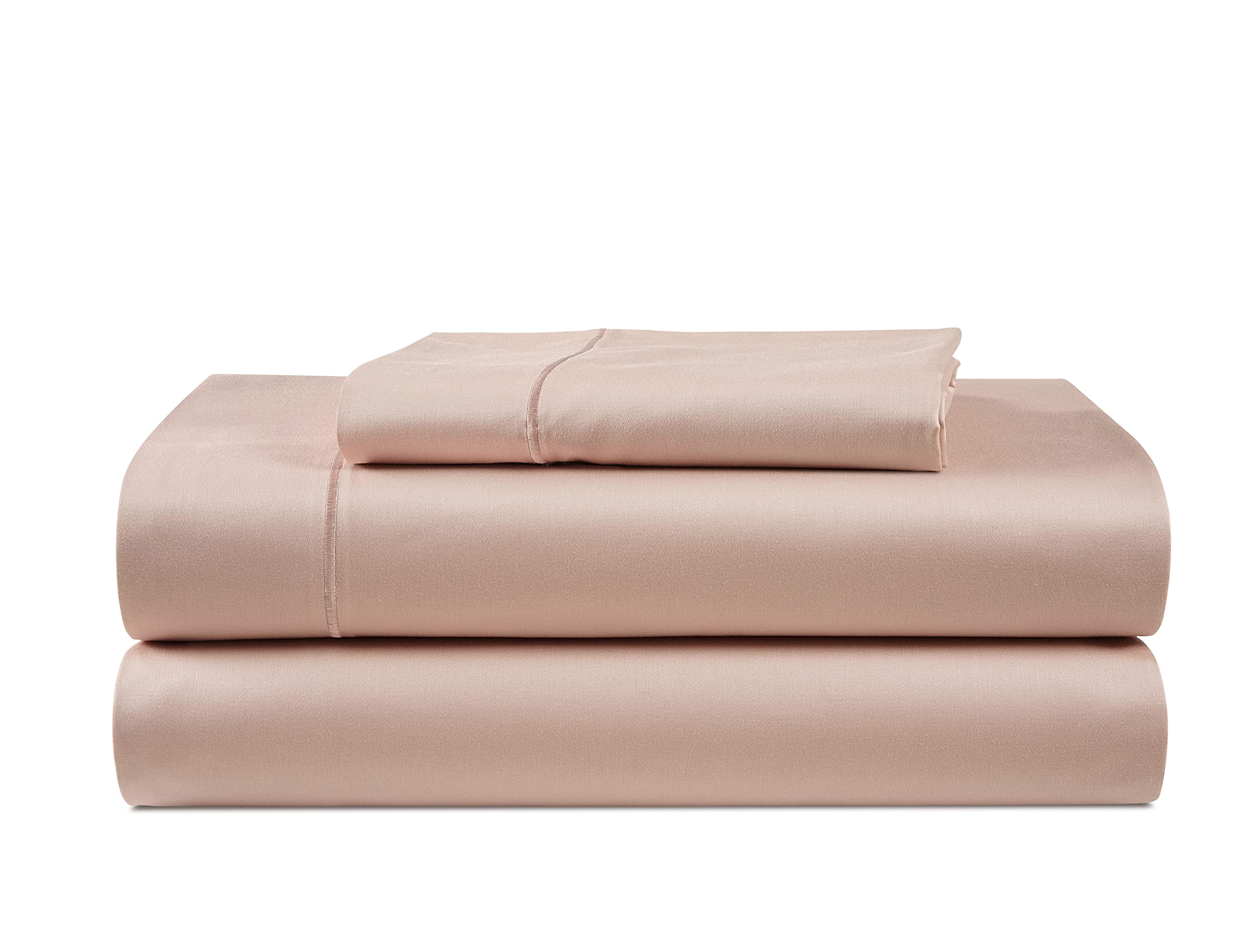 100% Egyptian Cotton Sheet Set Queen Size – Silky Sateen Weave Queen Sheet Set for Winter Sleep Comfort, 15" Snug Fit Deep Pocket, Breathable & Durable, Hotel-Quality Soft Luxury You Can Feel - Taupe — view 40