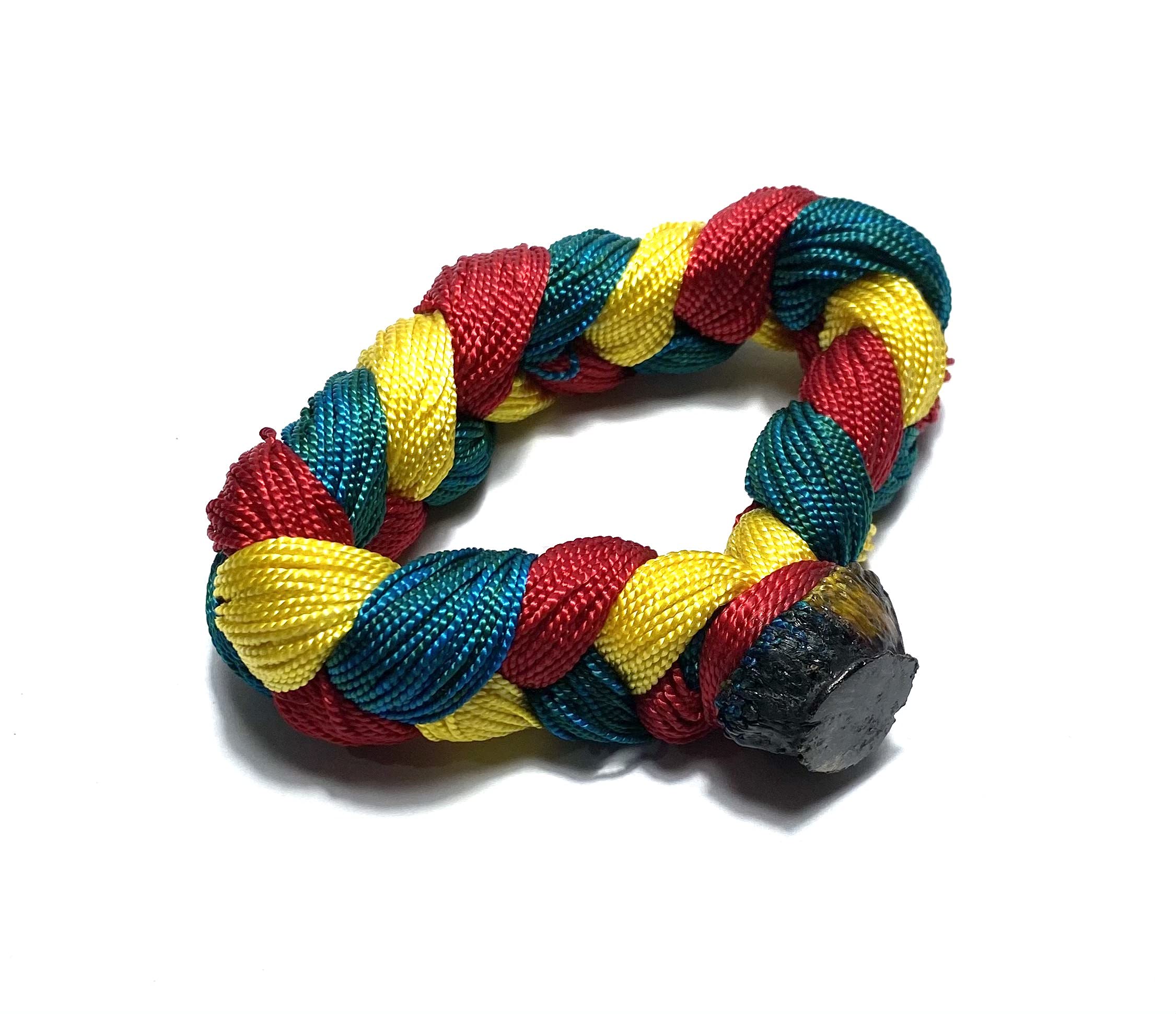 MAHANT JI Handicraft Thick Or Broad MultiColor Thread Braided Wrist Band For Men And Women - Thickness Size 3 Cm (B09GPM63P2) Amazon Price History, Amazon Price Tracker