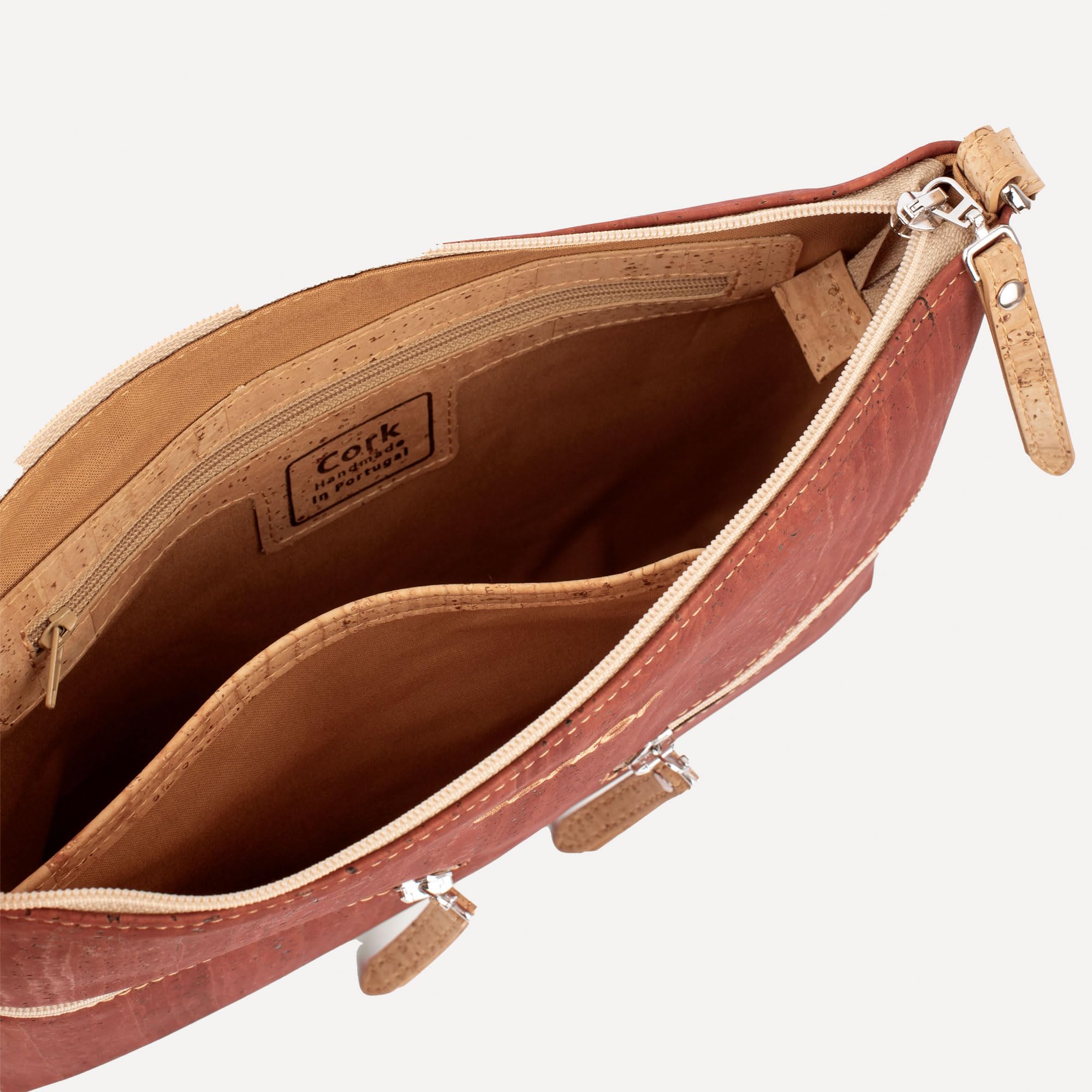 Corkor Bolso de Bandolera de Hombro para Mujer Vegan Hecho de Corcho