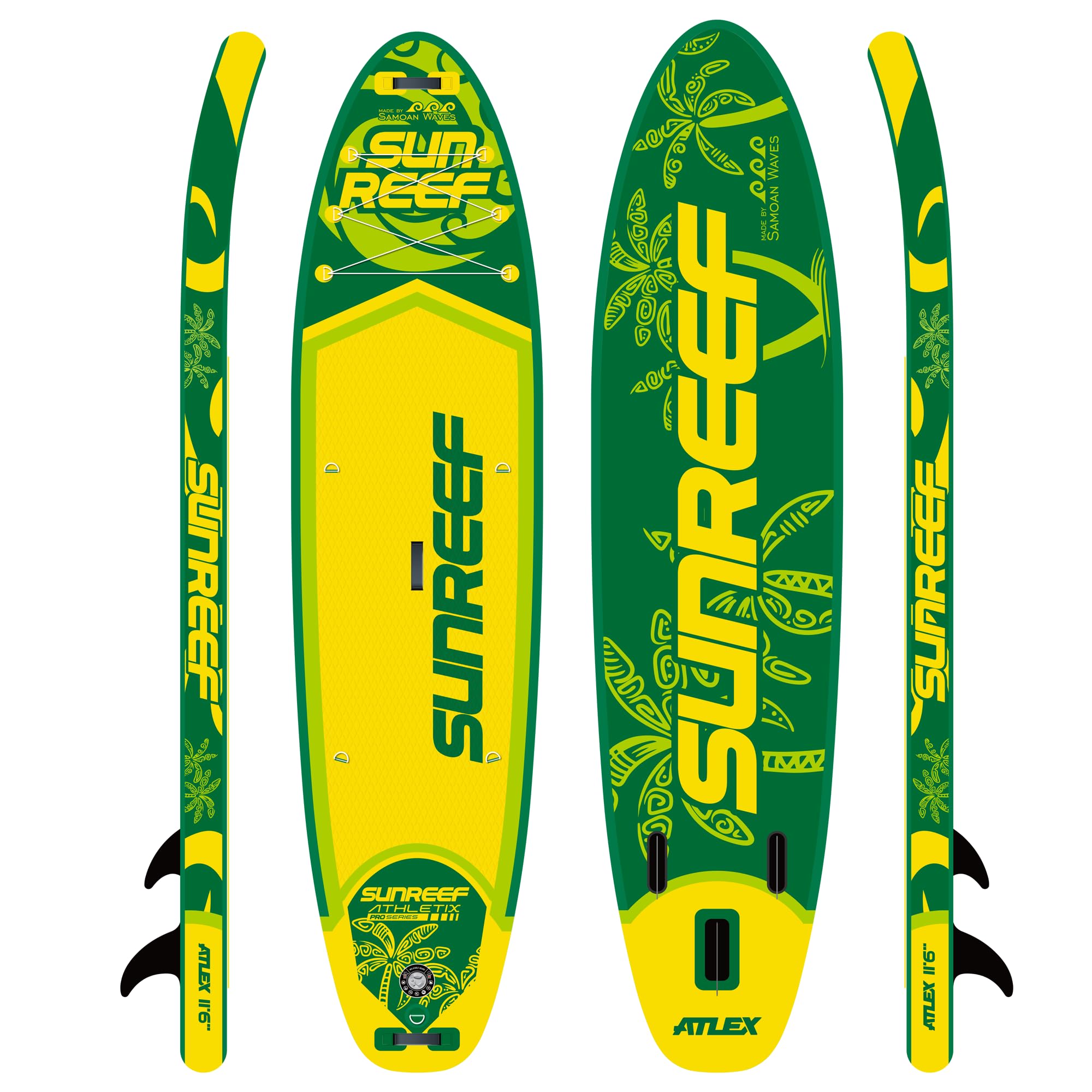 SUNREEF SUP 350cm 200kg Stand UP Paddle Board Sitz Set Surfboard aufblasbar 2in1