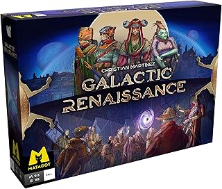 Galactic Renaissance Board Game - Immersive Sci-Fi Strategy, Explore and Conquer Planets, Ages 14+, 2-4 Players, 90 Min, Political Intrigue, Space Adventure