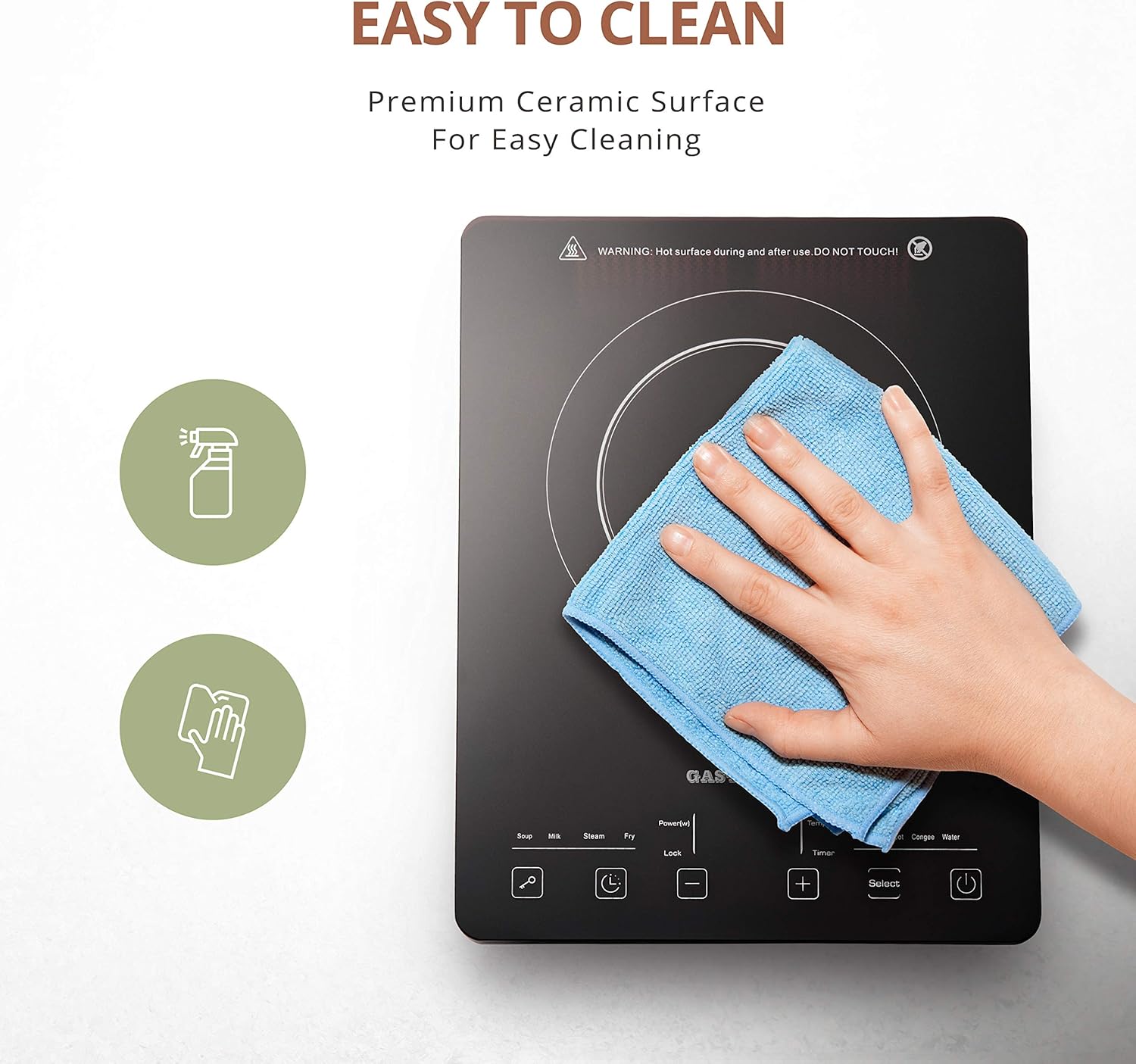 GASTRORAG PORTABLE INDUCTION COOKTOP COUNTERTOP Photo