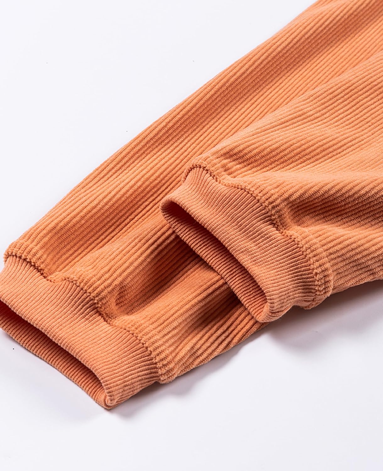 SELINK Womens Crewneck Oversized Corduroy Corded Sweatshirt Long Sleeve Casual Pullover Tops - Image 6