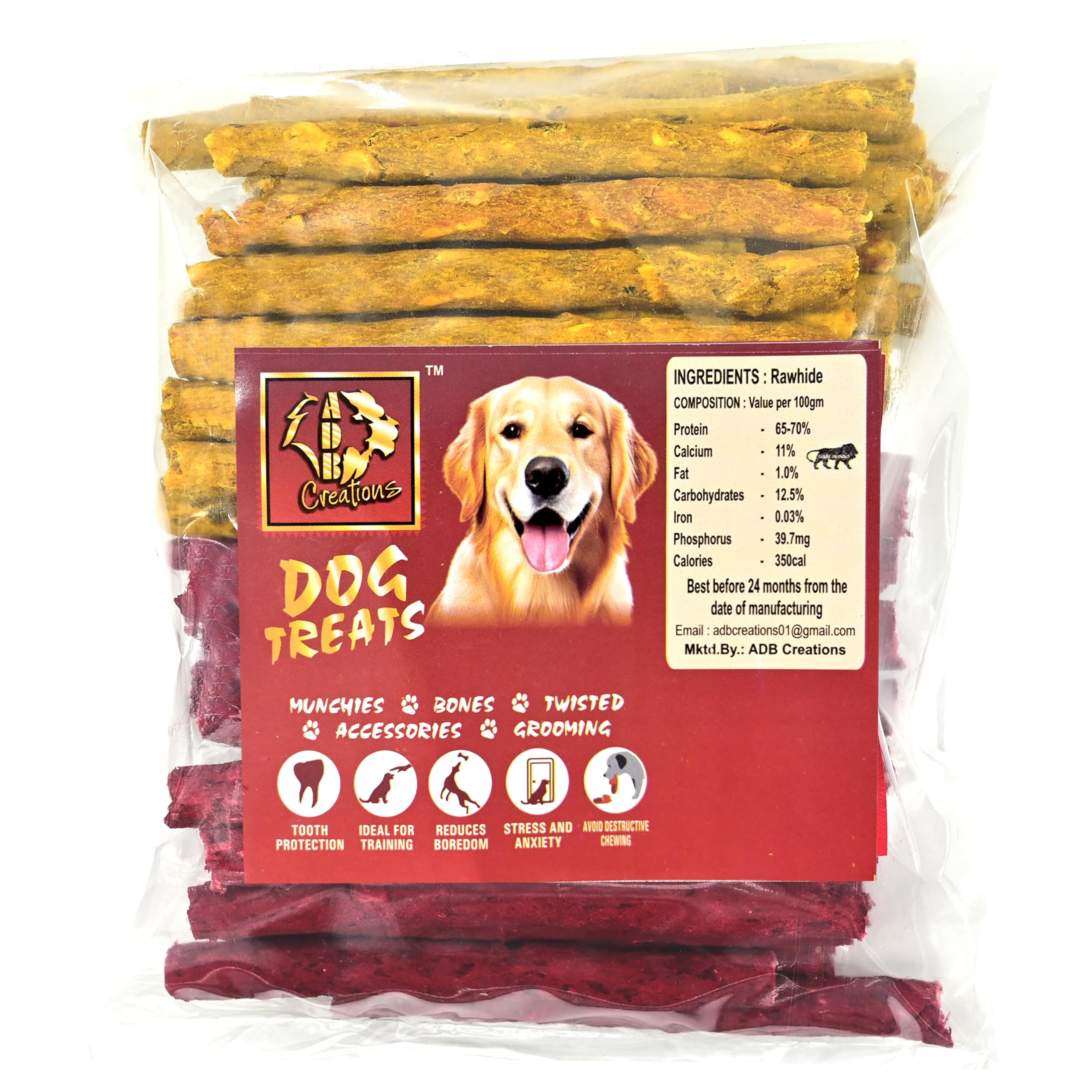 See full amazon price history chart for ADB Creations Dog Food Chew Stick Combo Flavor of Chicken/Mutton, Rawhide Treat Munchy, Long Lasting Protein and Dental Snack for All Breed Dogs and All Life Stages - 900 gm (Pack of 1) ADB Creations Dog Food Chew Stick Combo Flavor of Chicken/Mutton, Rawhide Treat Munchy, Long Lasting Protein and Dental Snack for All Breed Dogs and All Life Stages - 900 gm (Pack of 1) (B0CQ569MDK) Amazon Price History, Amazon Price Tracker