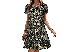 Summer Dresses for Women Casual Tunic Dress with Pockets