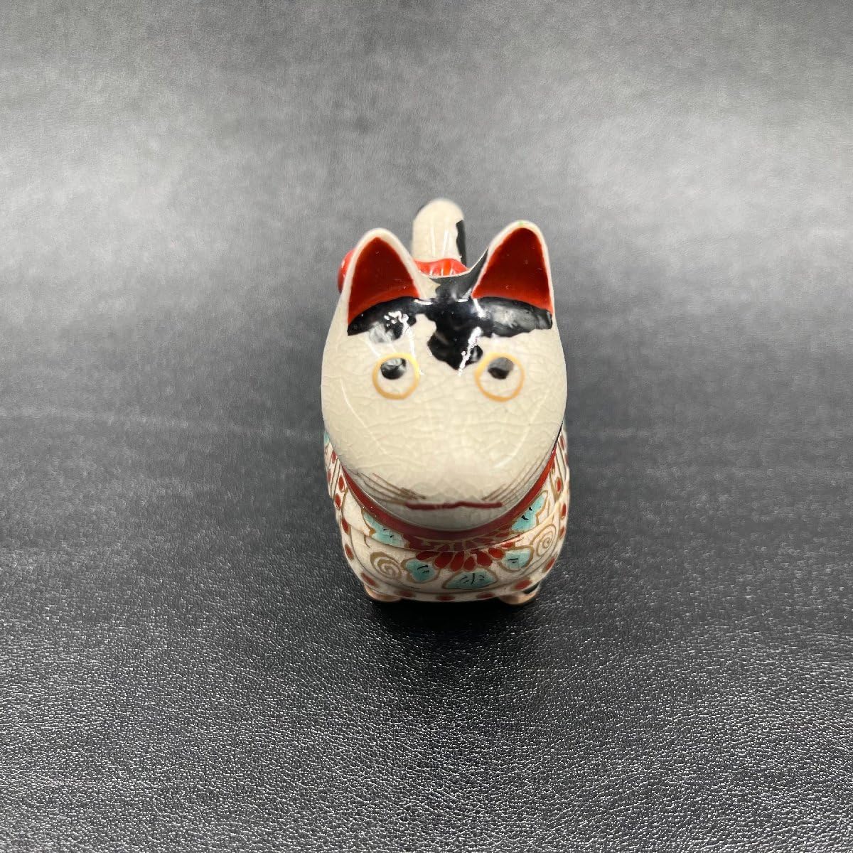 Amazon.co.jp: 555 真葛焼宮川香山作犬張子香合 検 茶器茶道具