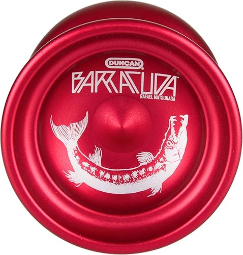 Miniatura 2 de Duncan Toys Barracuda - Yoyó de nivel profesional sin respuesta, rodamiento cóncavo y cuerpo de aluminio, rojo
