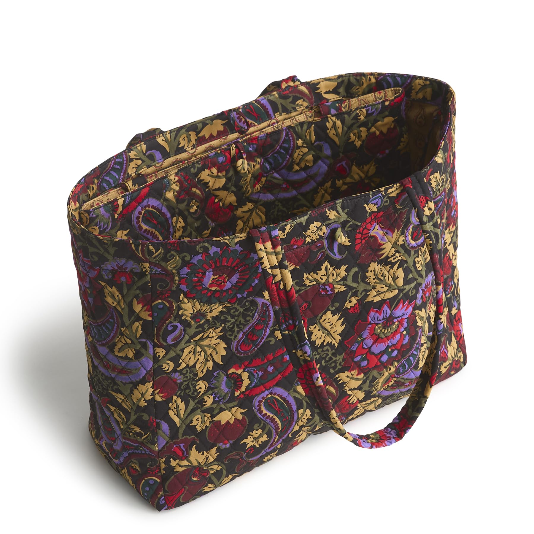 Vera Bradley Hochwertige Hathaway-Tragetasche aus Baumwolle