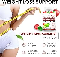 Vista 2 de Keto ACV Gummies Advanced Weight Loss - ACV Keto Gummies Supplement for Women and Men - Metabolism, Detox, Cleanse - Apple Cider Vinegar - Ginger +
