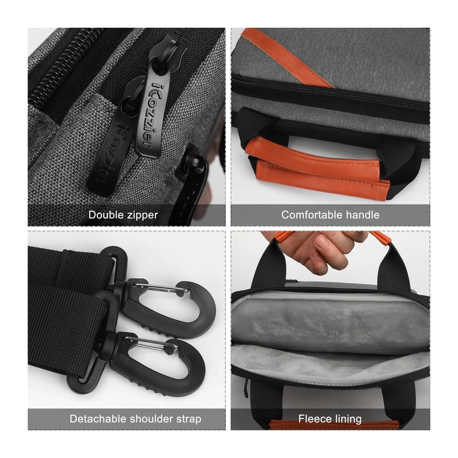 Ufficio Borsa a tracolla for laptop da 13,3 pollici Custodia for tablet Valigetta for pendolarismo aziendale Zaini a spalla di grande capacità Cartella