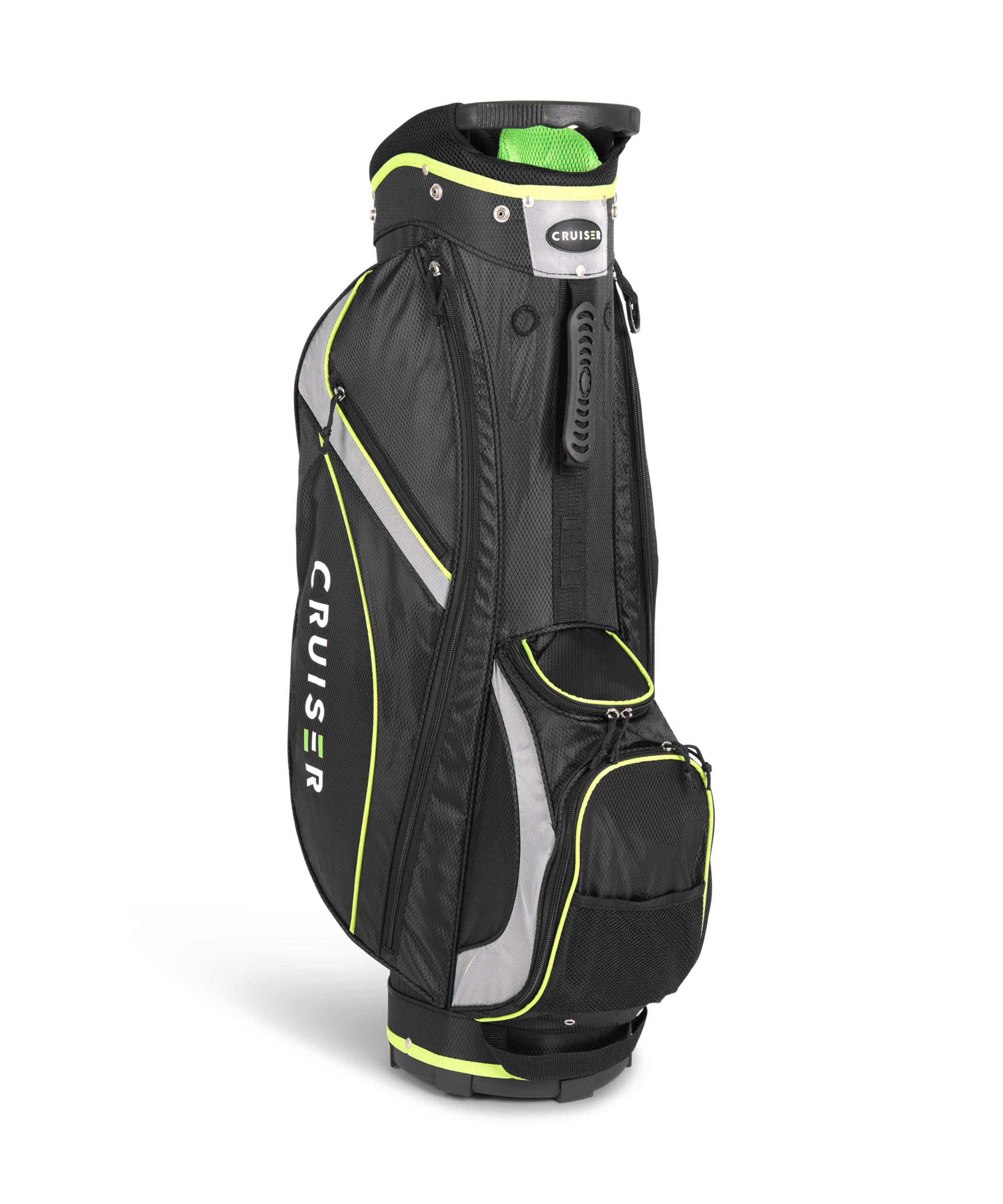 Cruiser Golf CB2 Golf Cart Bag - Super Lightweight Trolley Bag - Only 1.7kg - Large Accessory Pockets - Top Grab Handle - Cooler Pocket - Spacious 8 Way Divider Top