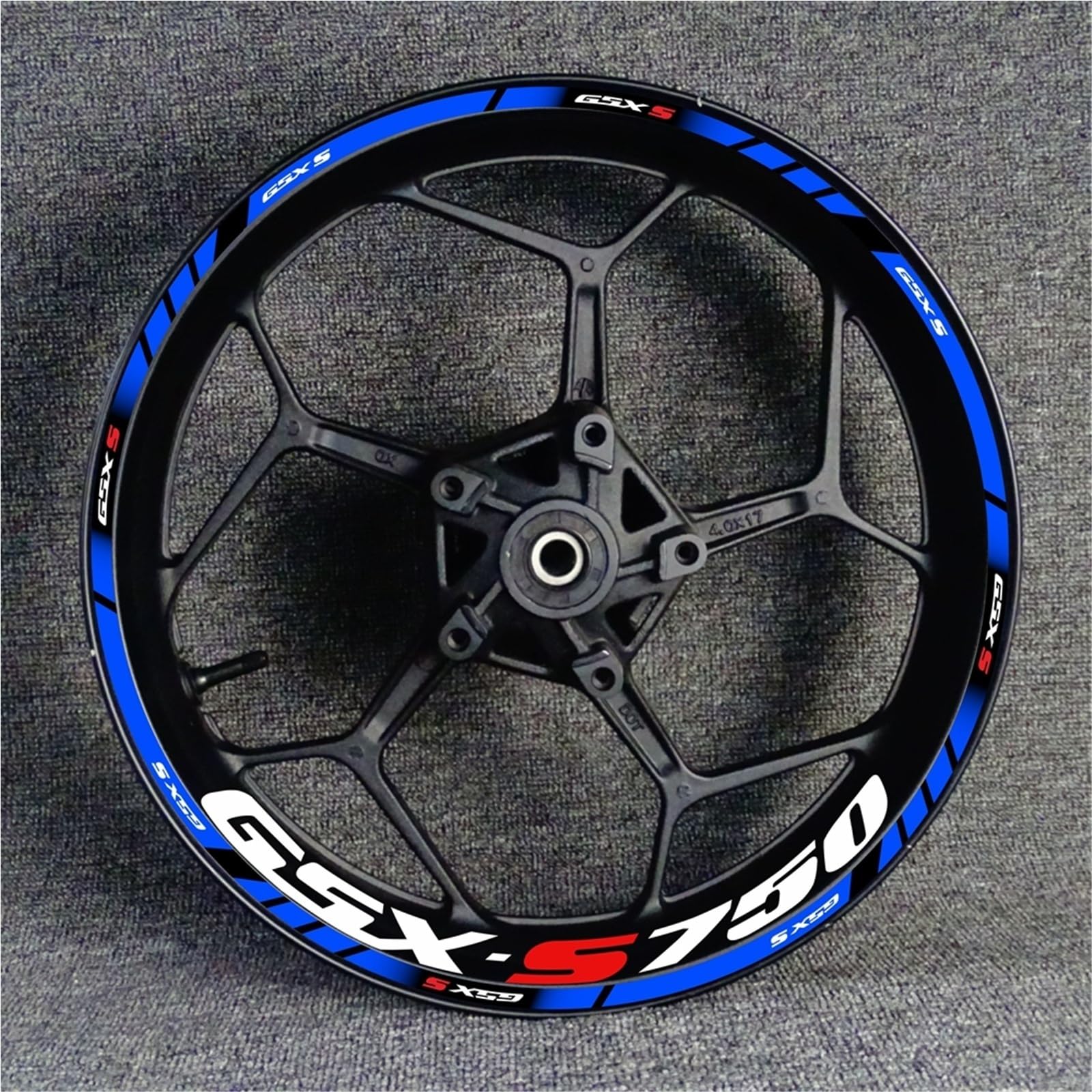 Radnaben-Aufkleber-Dekorationsset, Reflektierende Felgenaufkleber Für GSX-S750 GSX750S GSXS750 Gsxs 750 S750 Radaufkleber(Set Meal 15)