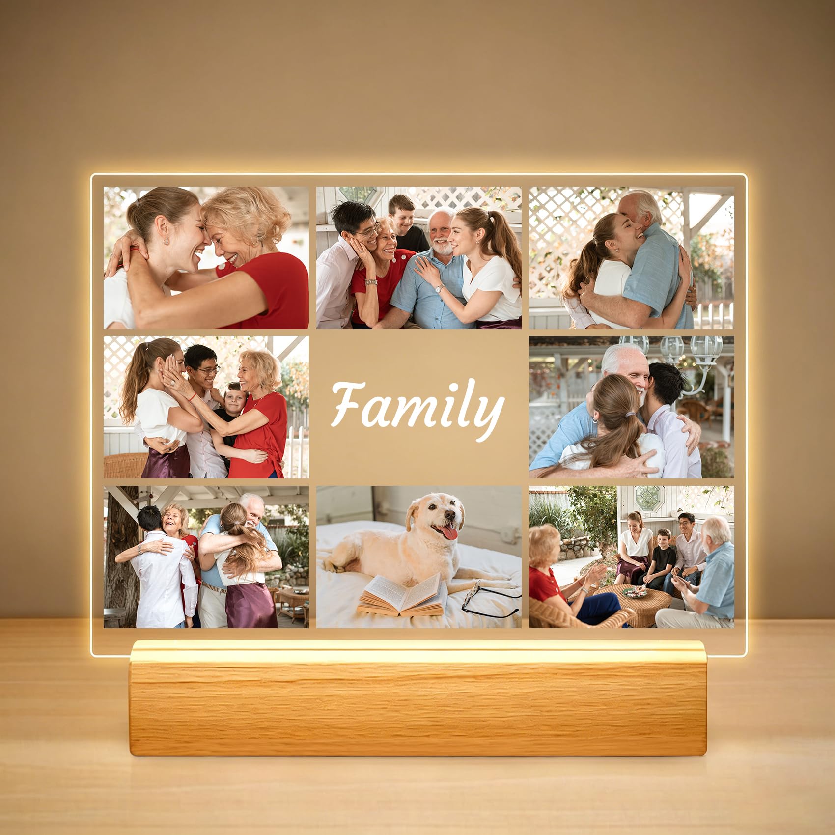 Personalised Photo frame, Personalised Birthday Gifts for Women Men — image 1