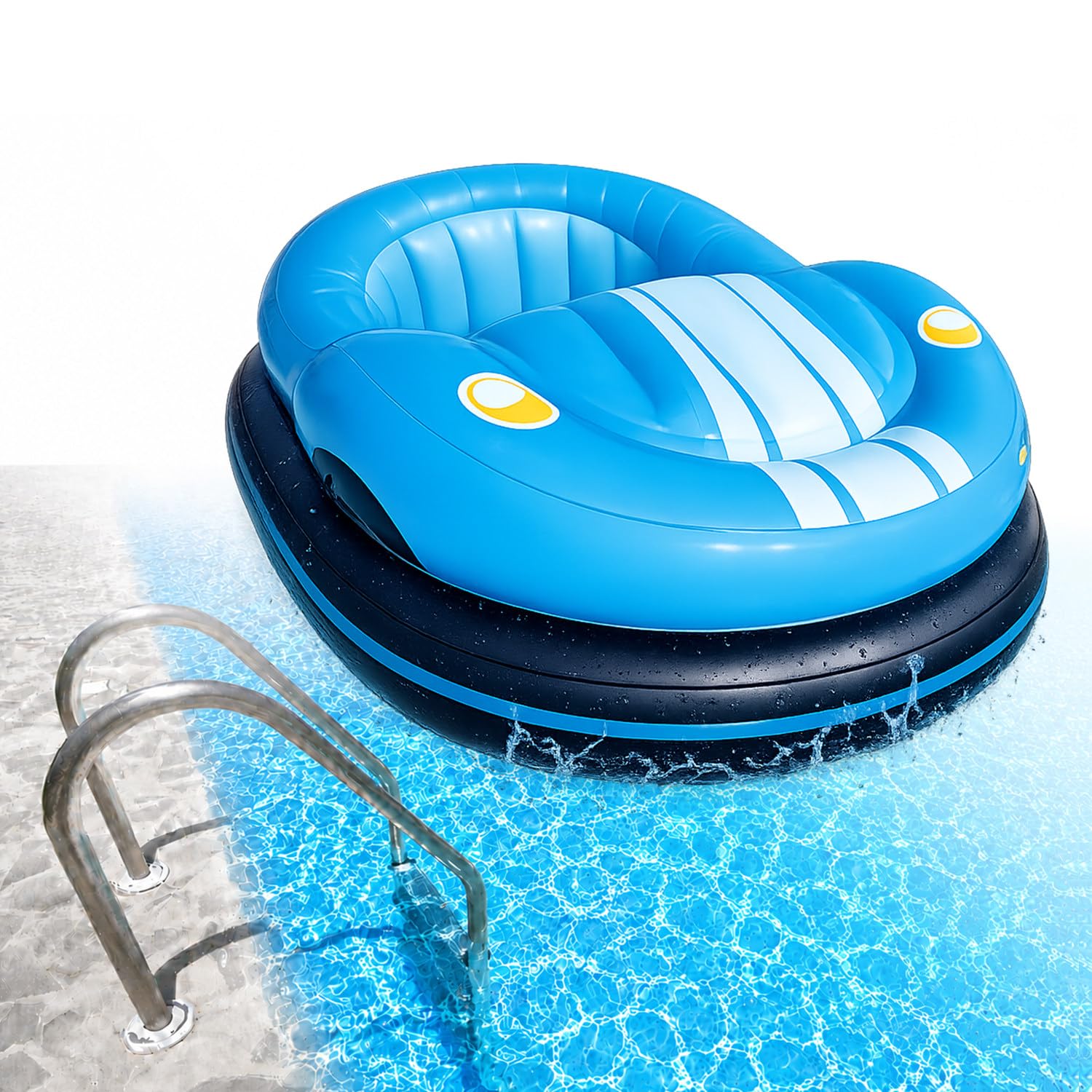 Bumper Boats for Pool, Motorized Inflatable Boat, Motorized Float