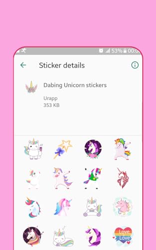 WAStickerApps Unicorn Stickers
