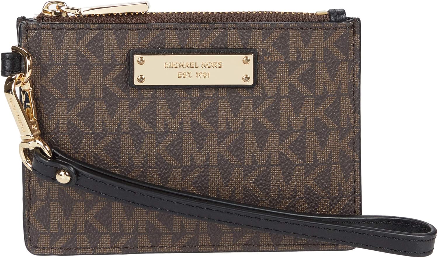 Michael Kors Mercer Small Coin Purse Brown/Black One Size