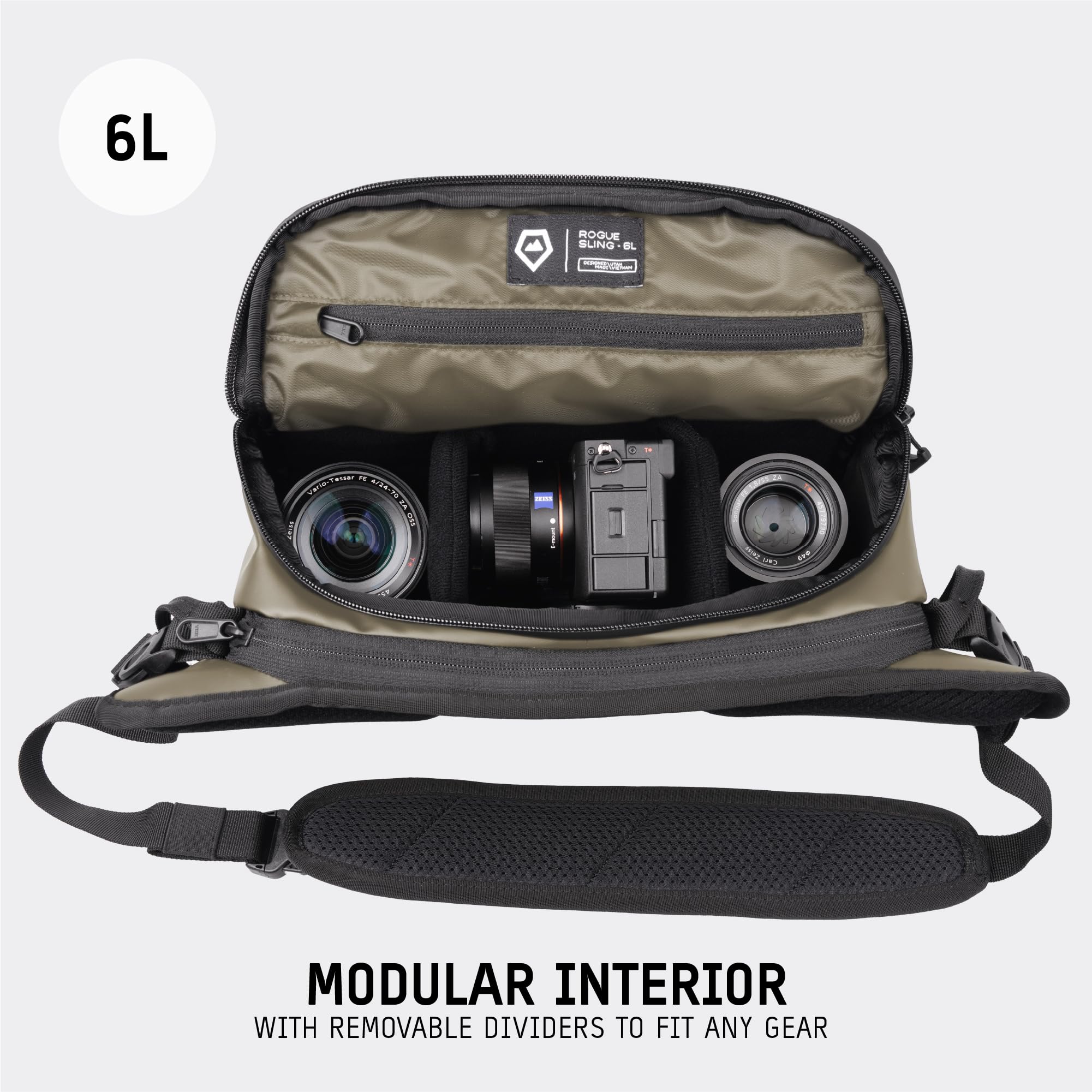 Amazon.com : WANDRD ROGUE V1 6L Sling: Compact Camera Sling