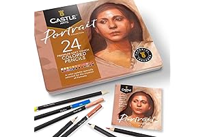 Prismacolor Premier Colored Pencils, 24 Rich Skin Tone Pencils in a Sturdy Tin