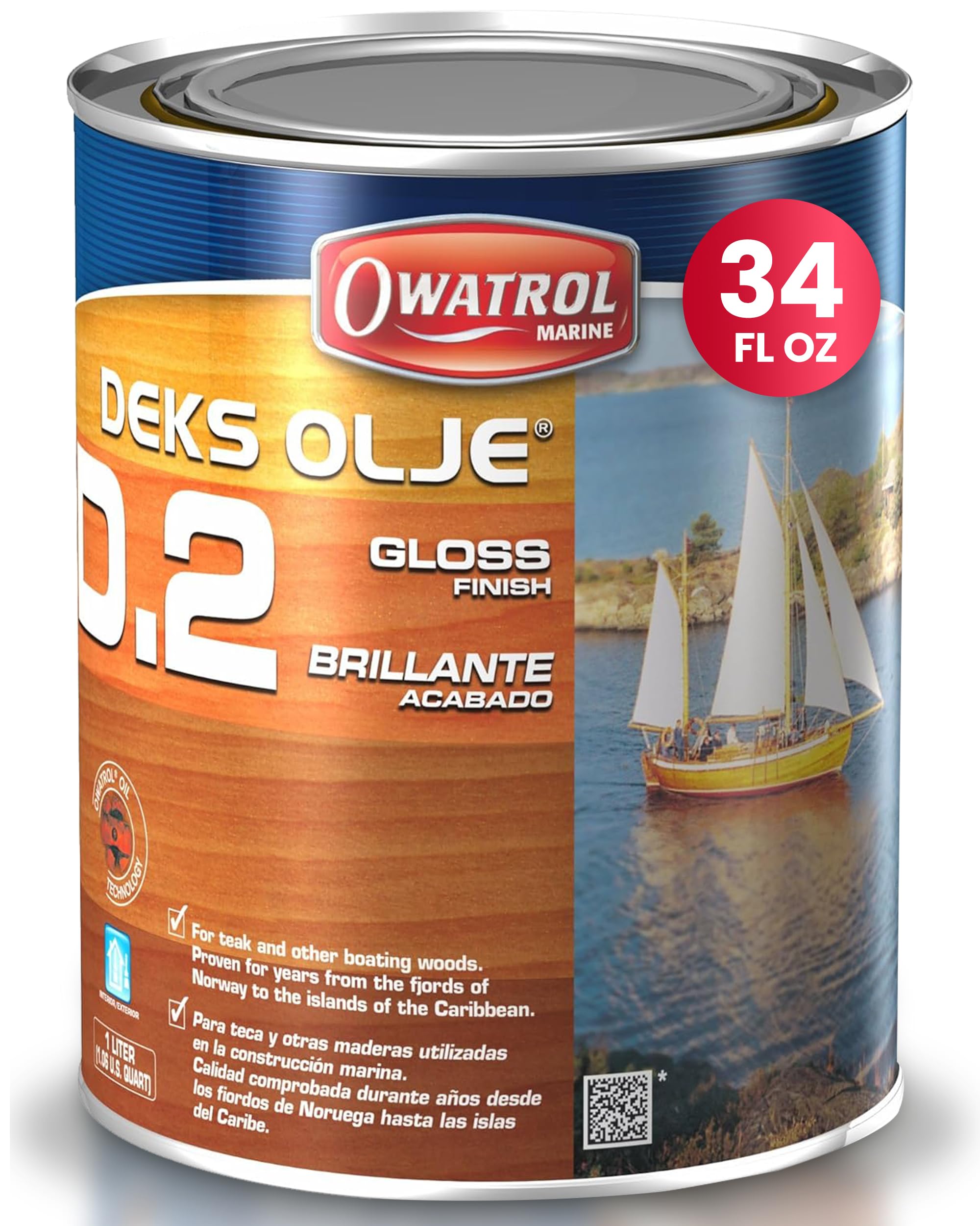 Owatrol Marine D2 - Vernice per barca, 1 l