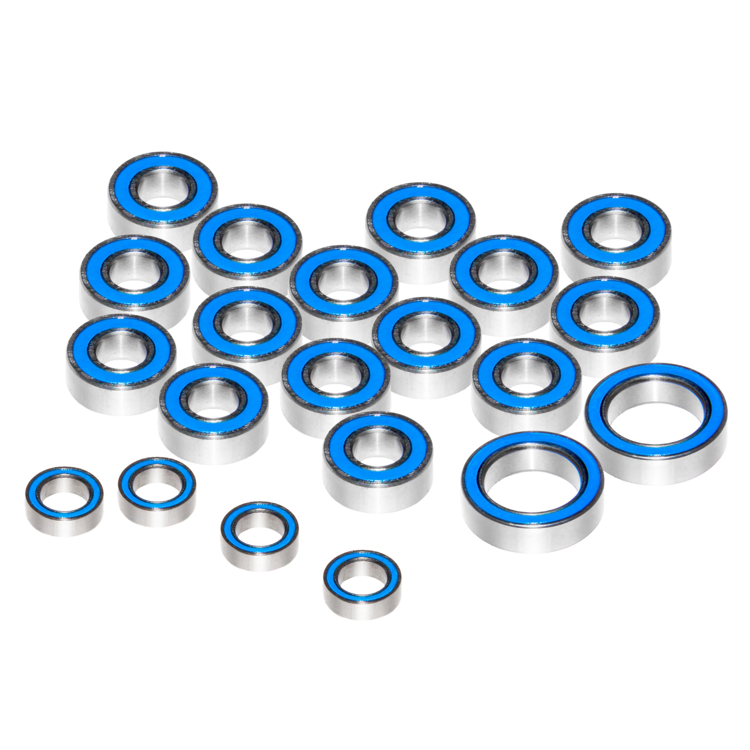 Winter Evening - for Traxxas Slash 2wd, Stampede, Rustler BL-2s 2WD 1/10 Bearings Kit (All Versions) (21 Pcs)