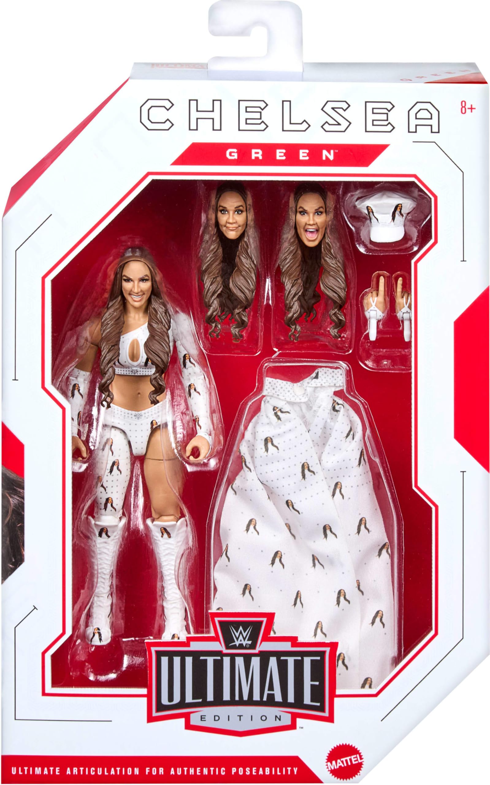 Chelsea2012UEFAChampionsLeague記念フィギュアセット Mattel WWE Ultimate Edition Chelsea Green Action Figure