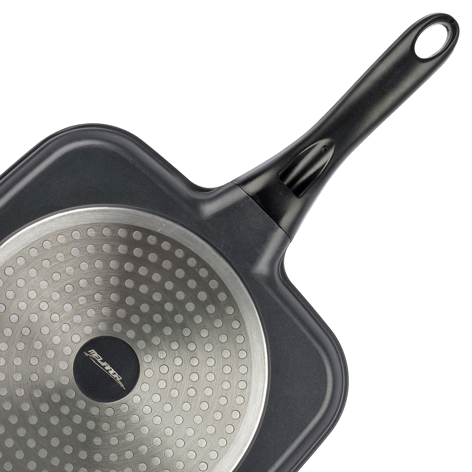 MA-18330 - Bistecchiera multiuso 3 in 1, in alluminio pressofuso, 46,5 x 26,5 x 6,5 cm