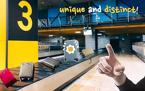 Miniatura 5 de Murales de pared de margaritas sonrientes de 11 pulgadas, calcomanías de vinilo para pared, calcomanías de pared extraíbles para despegar y pegar,